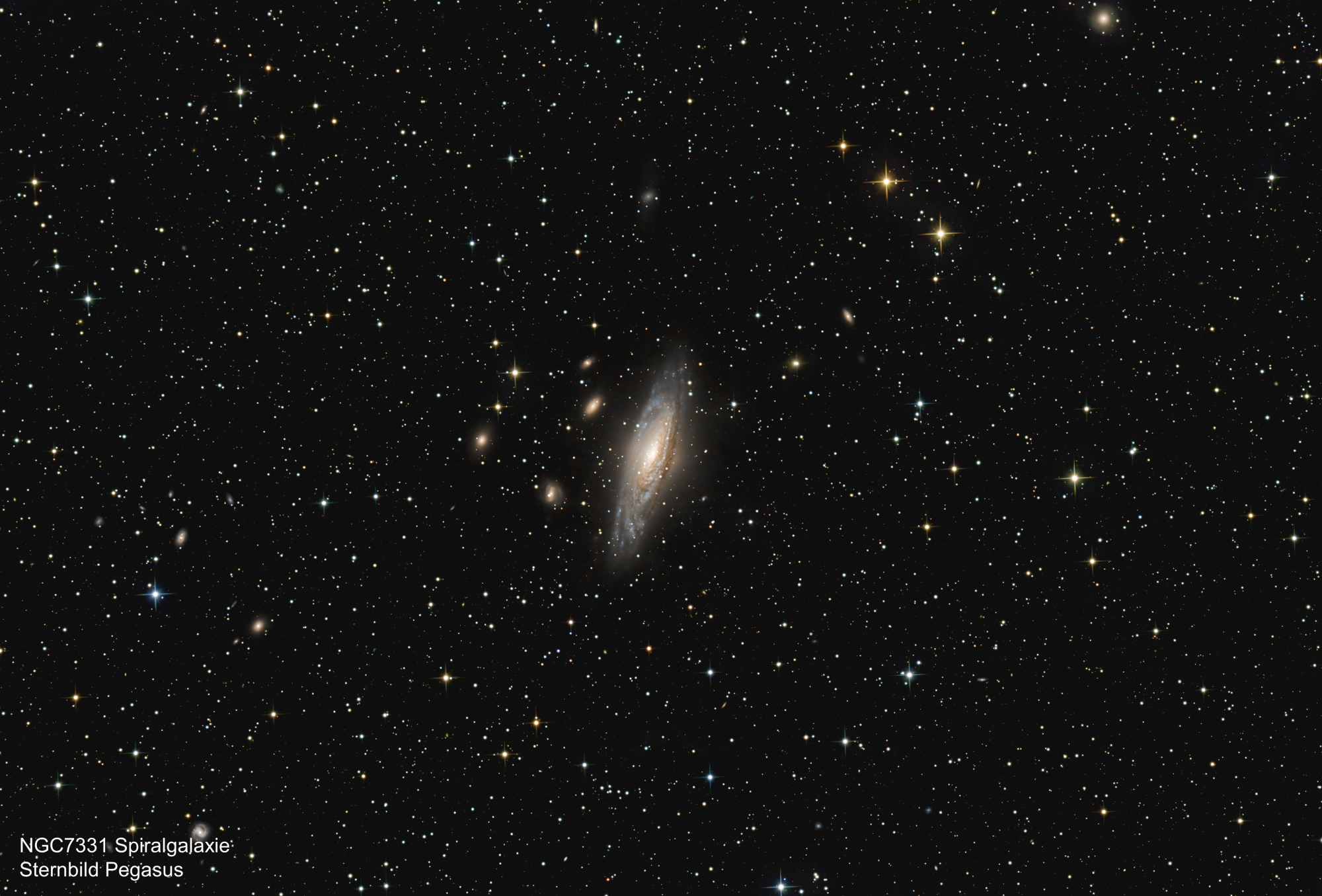 NGC7331 Spiralgalaxie